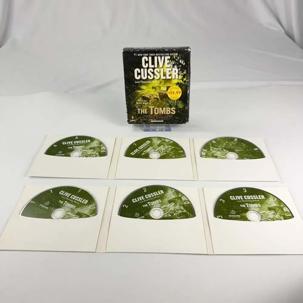 The Tombs Clive Cussler Thomas Perry Audiobook 9 CD Set Unabridged Penguin Audio